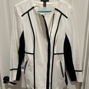 Inc Leather Trim Jacket